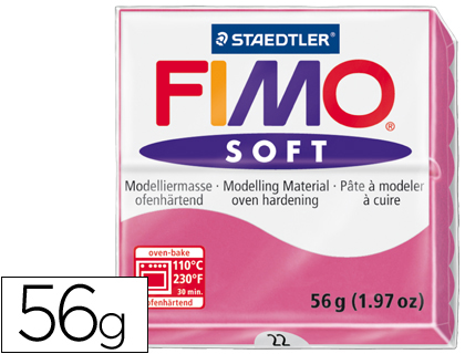57g. pasta Staedtler Fimo Soft color frambuesa